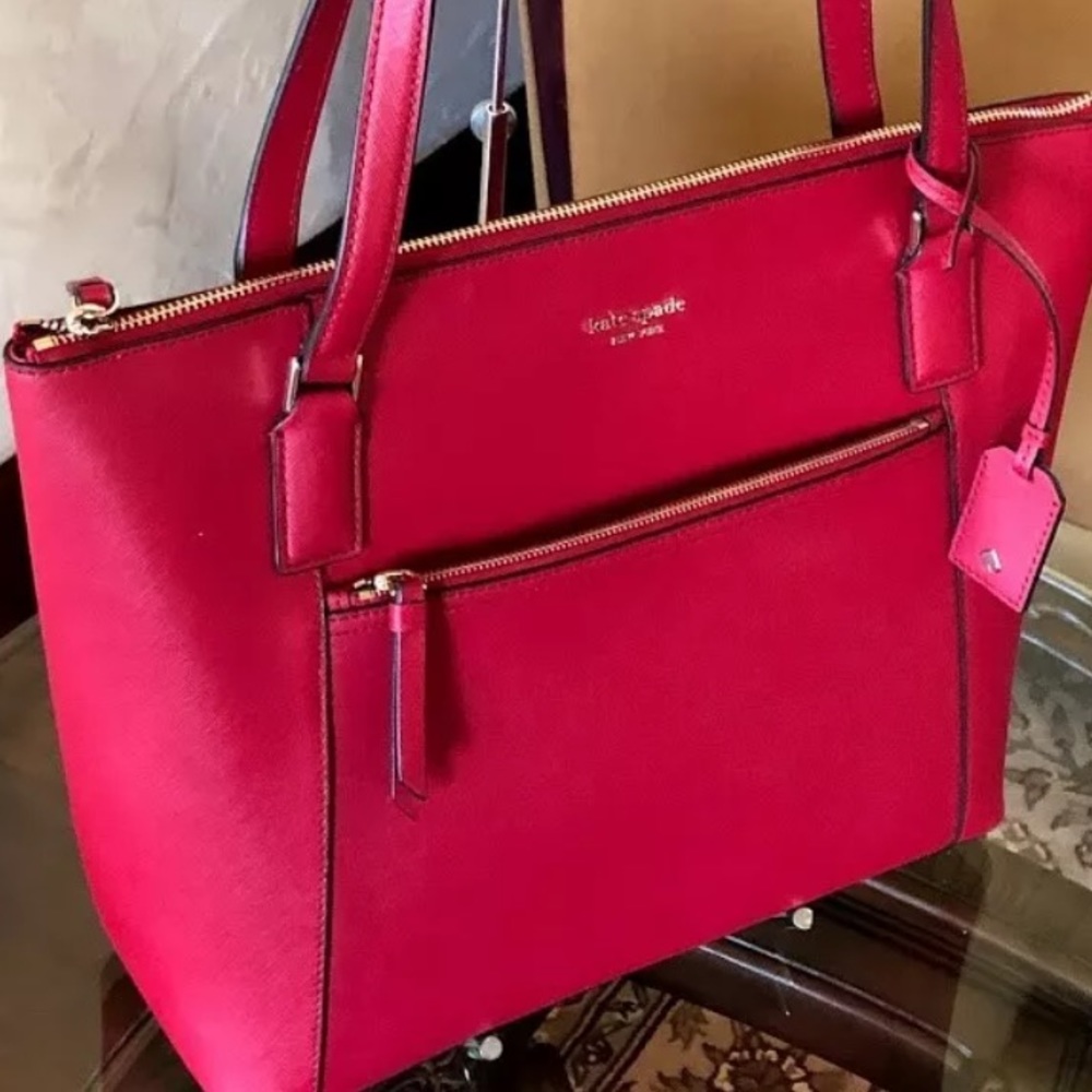 Kate spade Cameron pocket tote rosso red - Picture 4 of 7